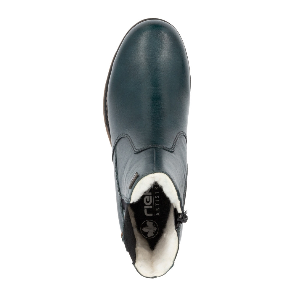 detail Dámská kotníková obuv RIEKER 79653-12 modrá W4