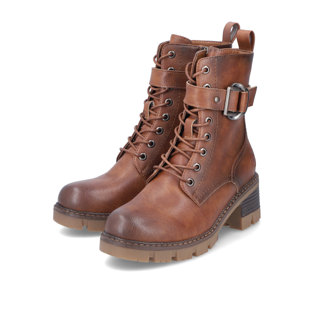 detail Dámská kotníková obuv RIEKER 92040-24 hnědá W4