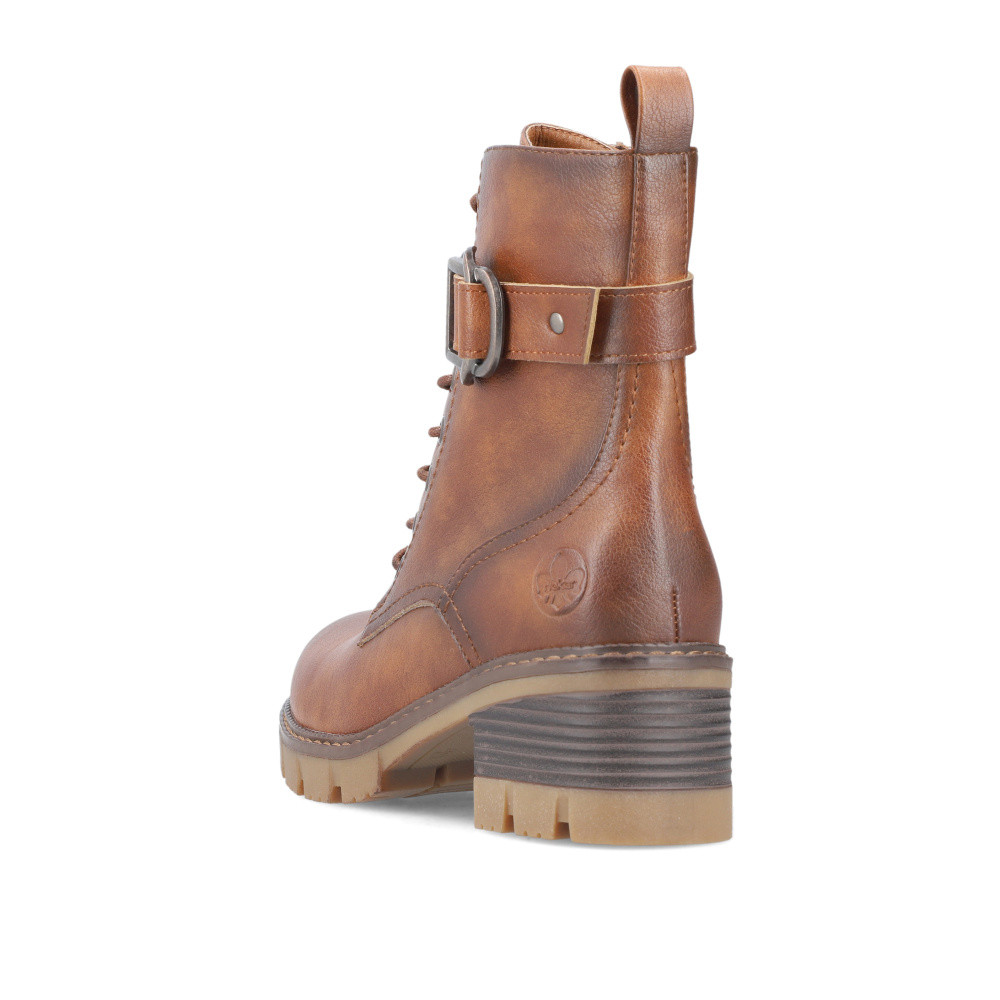 detail Dámská kotníková obuv RIEKER 92040-24 hnědá W4