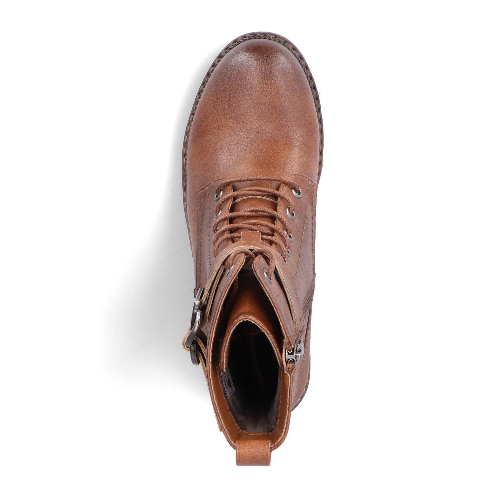 detail Dámská kotníková obuv RIEKER 92040-24 hnědá W4