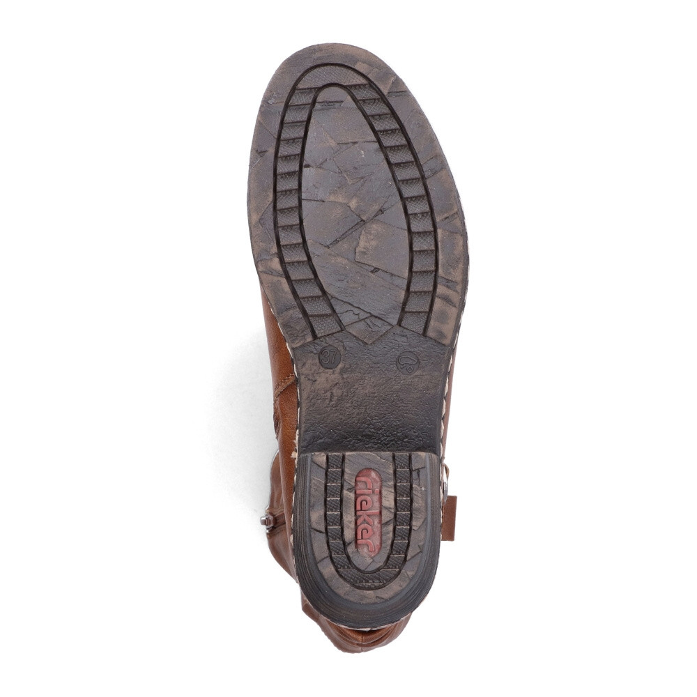 detail Dámske čižmy RIEKER 93776-24 hnedá W4