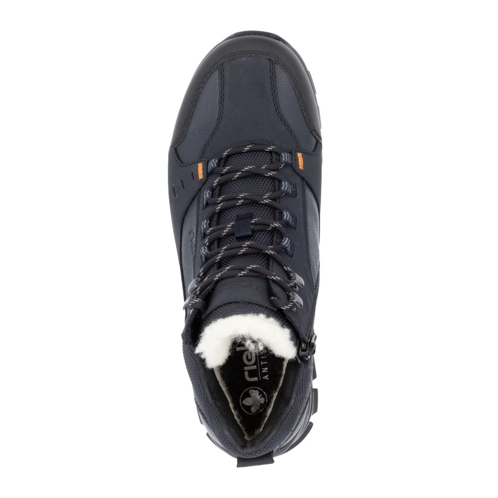 detail Pánska členková obuv RIEKER B6804-14 modrá W5