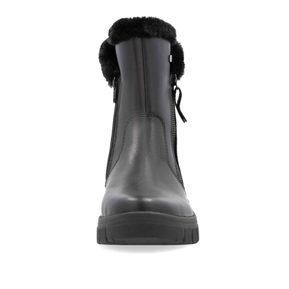 detail Dámská kotníková obuv REMONTE D0E78-00 černá W4