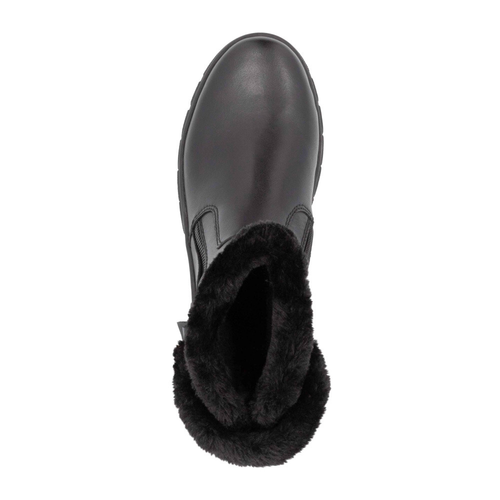 detail Dámská kotníková obuv REMONTE D0E78-00 černá W4