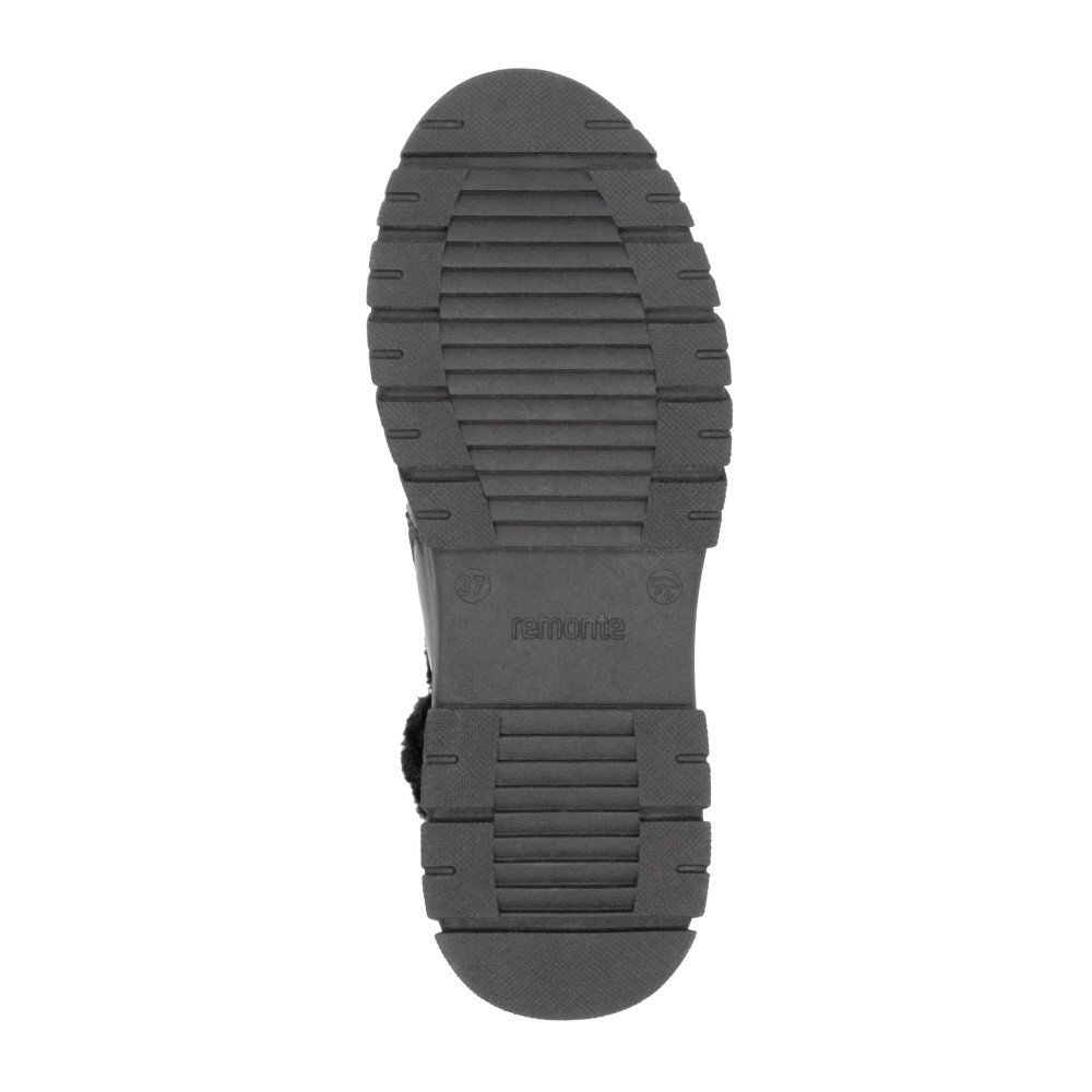 detail Dámská kotníková obuv REMONTE D0E78-00 černá W4