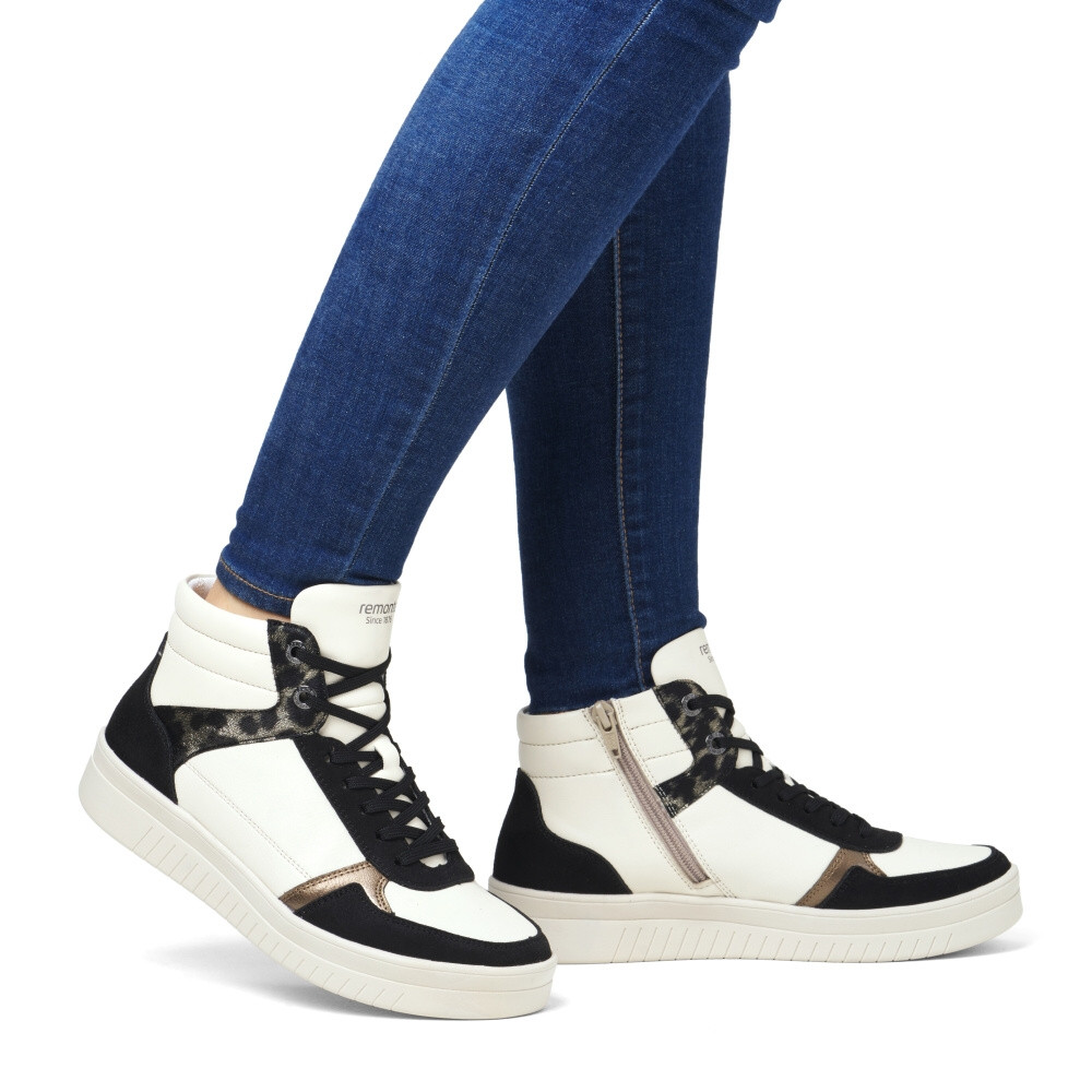 detail Dámská kotníková obuv REMONTE D0J71-60 béžová W4