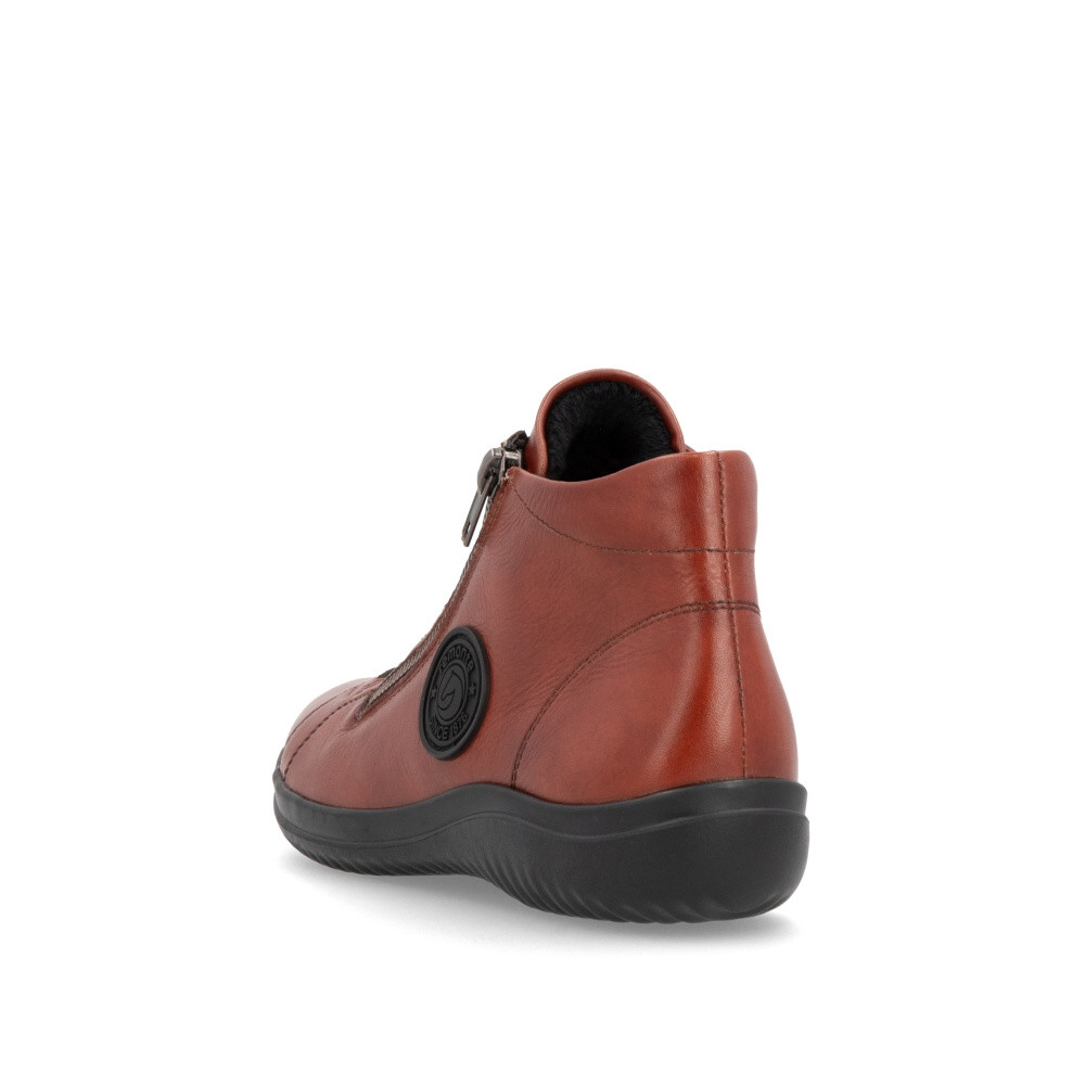 detail Dámská kotníková obuv REMONTE D1E70-38 oranžová W4