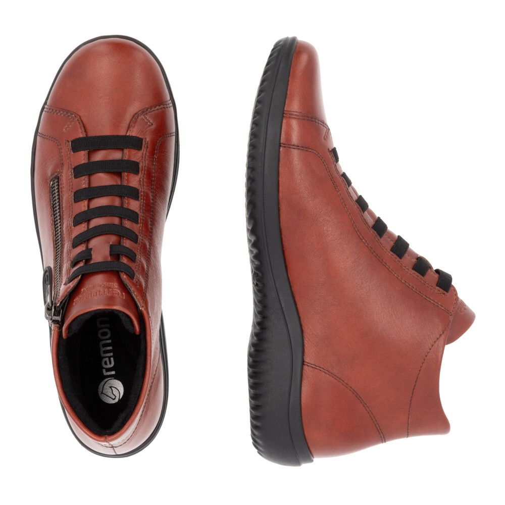 detail Dámská kotníková obuv REMONTE D1E70-38 oranžová W4