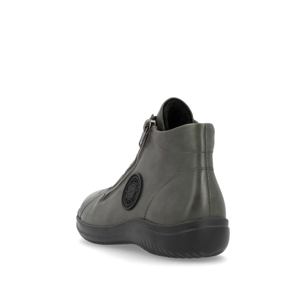 detail Dámská kotníková obuv REMONTE D1E70-52 zelená W4