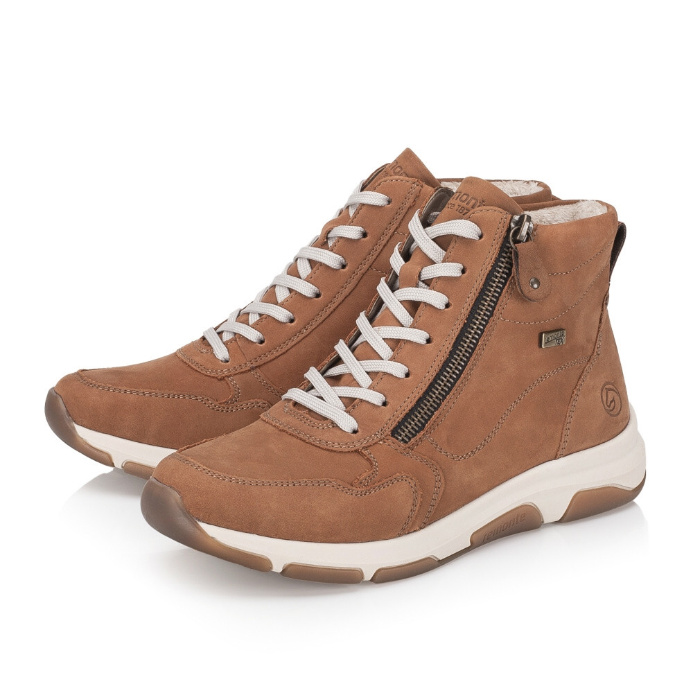 detail Dámská kotníková obuv REMONTE D1S71-22 hnědá W4