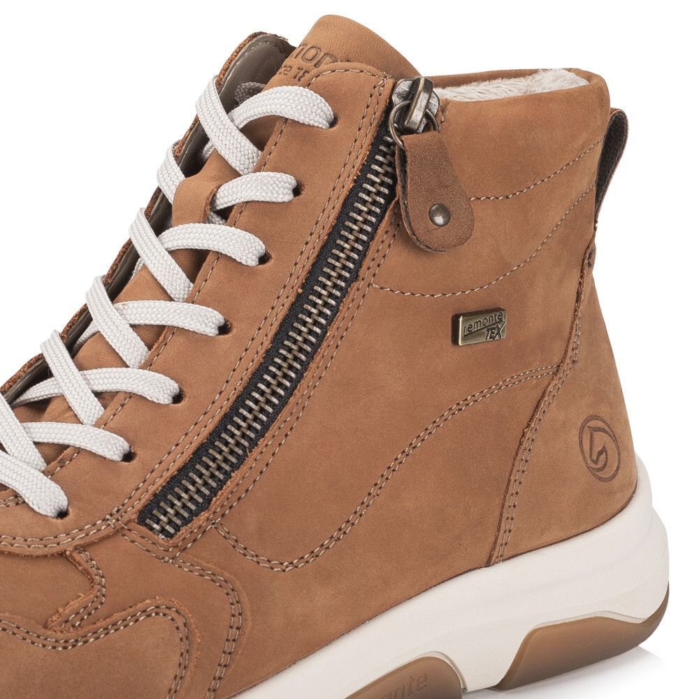 detail Dámská kotníková obuv REMONTE D1S71-22 hnědá W4