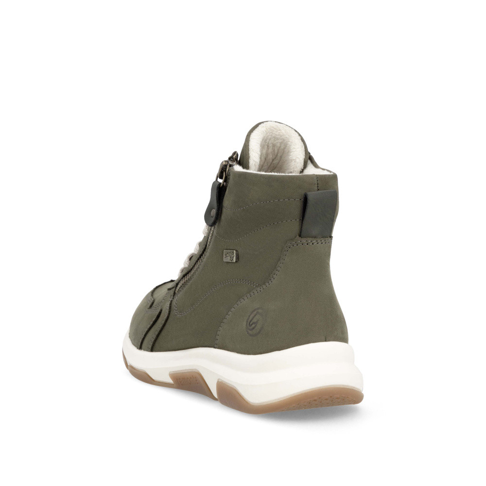 detail Dámská kotníková obuv REMONTE D1S71-54 zelená W4