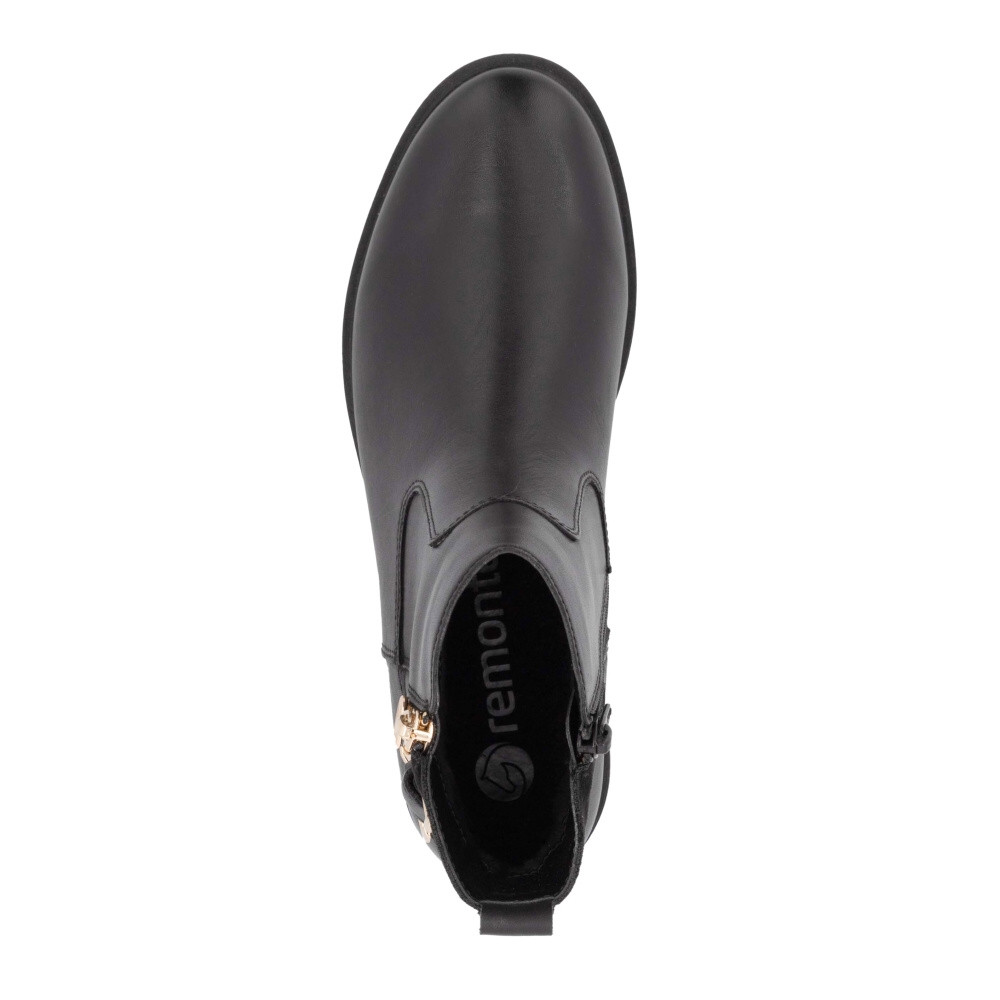 detail Dámská kotníková obuv REMONTE D1U71-00 černá W4