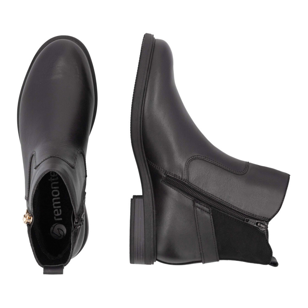 detail Dámská kotníková obuv REMONTE D1U71-00 černá W4