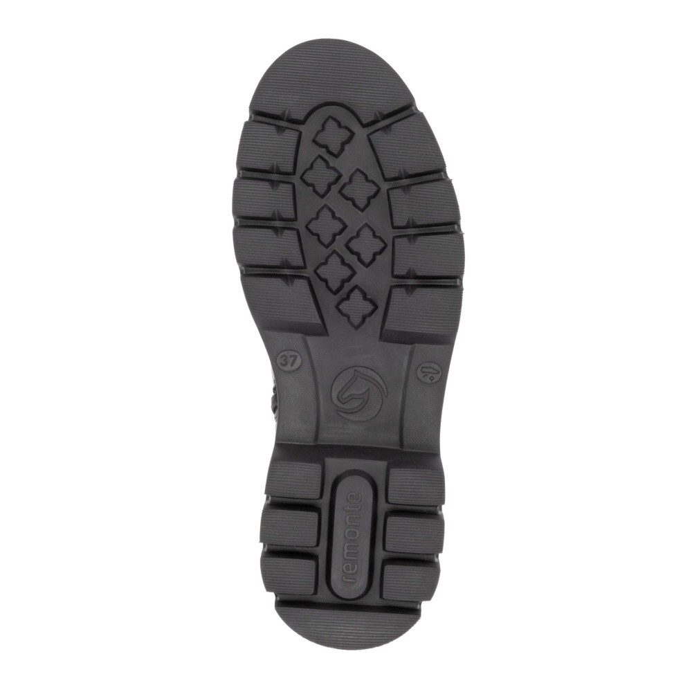 detail Dámská kotníková obuv REMONTE D1W74-00 černá W4