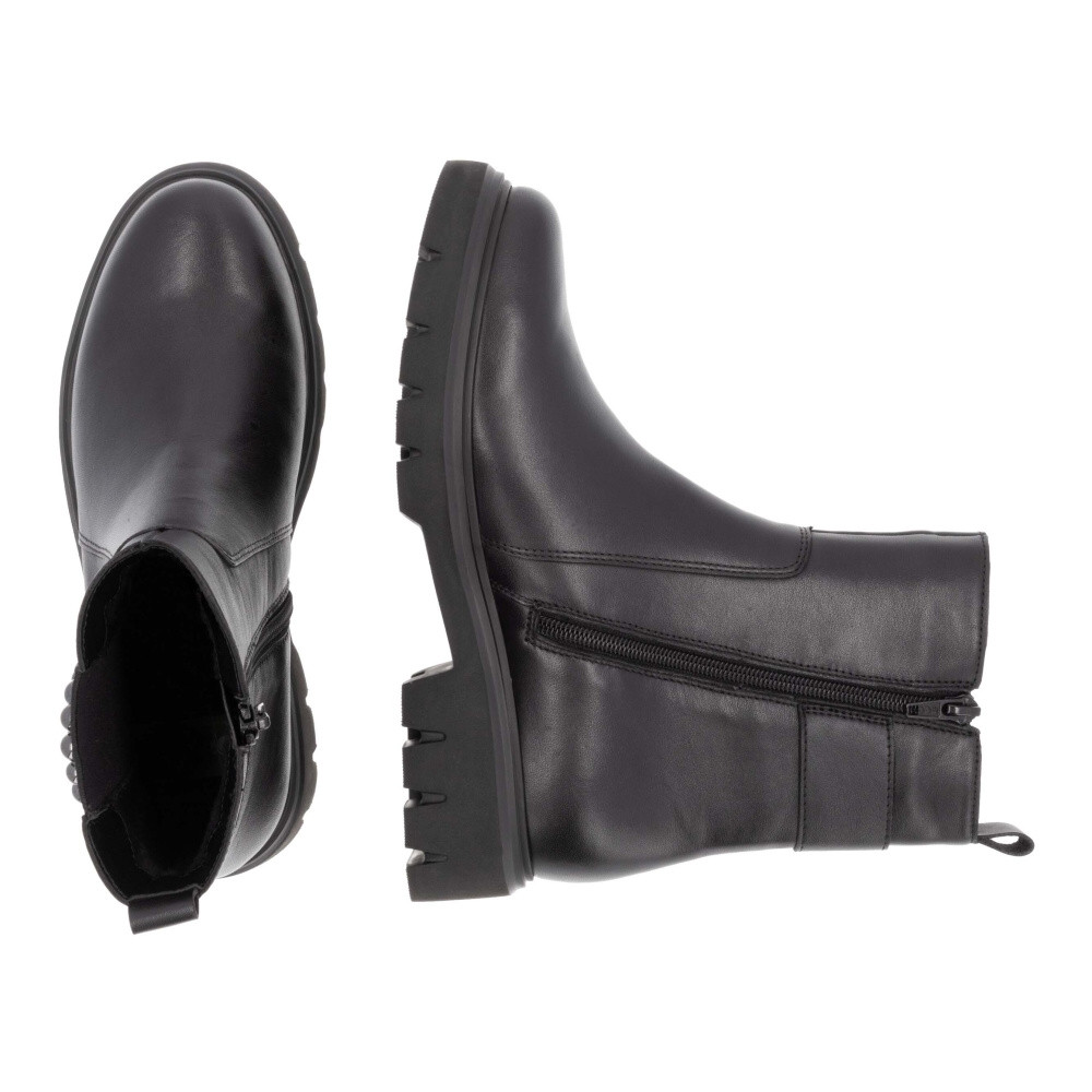 detail Dámská kotníková obuv REMONTE D1W74-00 černá W4