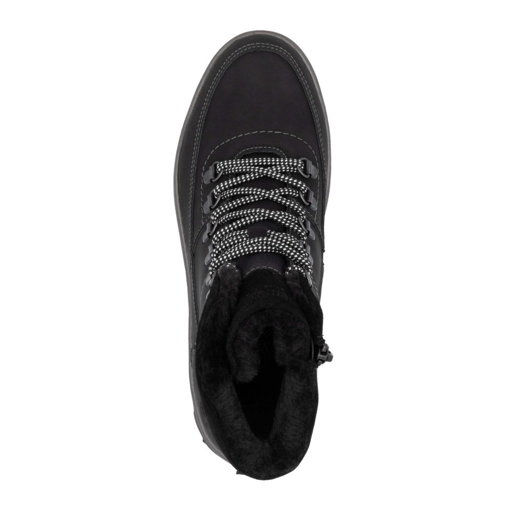 detail Dámská kotníková obuv REMONTE D2B74-02 černá W4