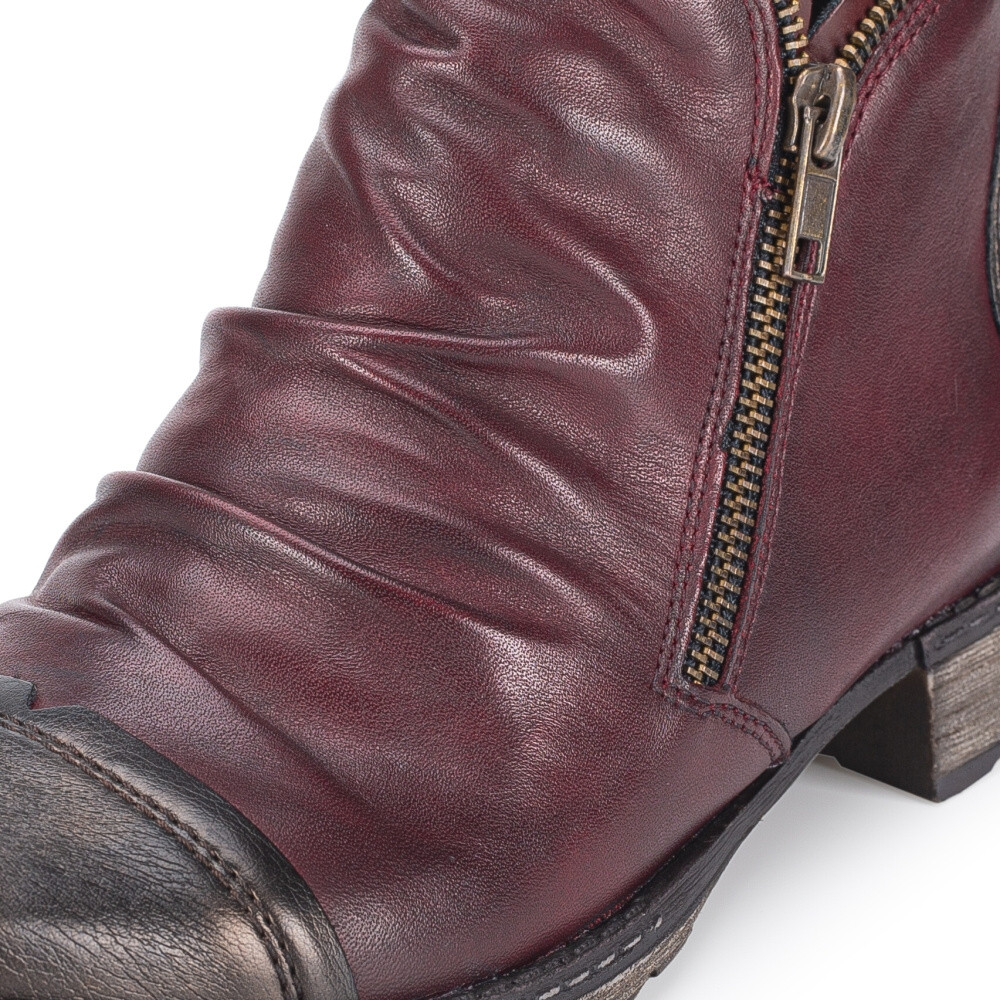 detail Dámská kotníková obuv REMONTE D4380-35 červená W4
