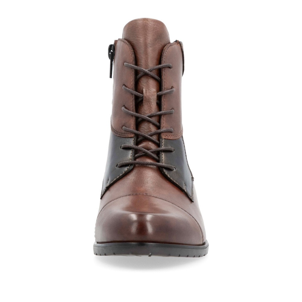 detail Dámská kotníková obuv REMONTE D6882-23 hnědá W4