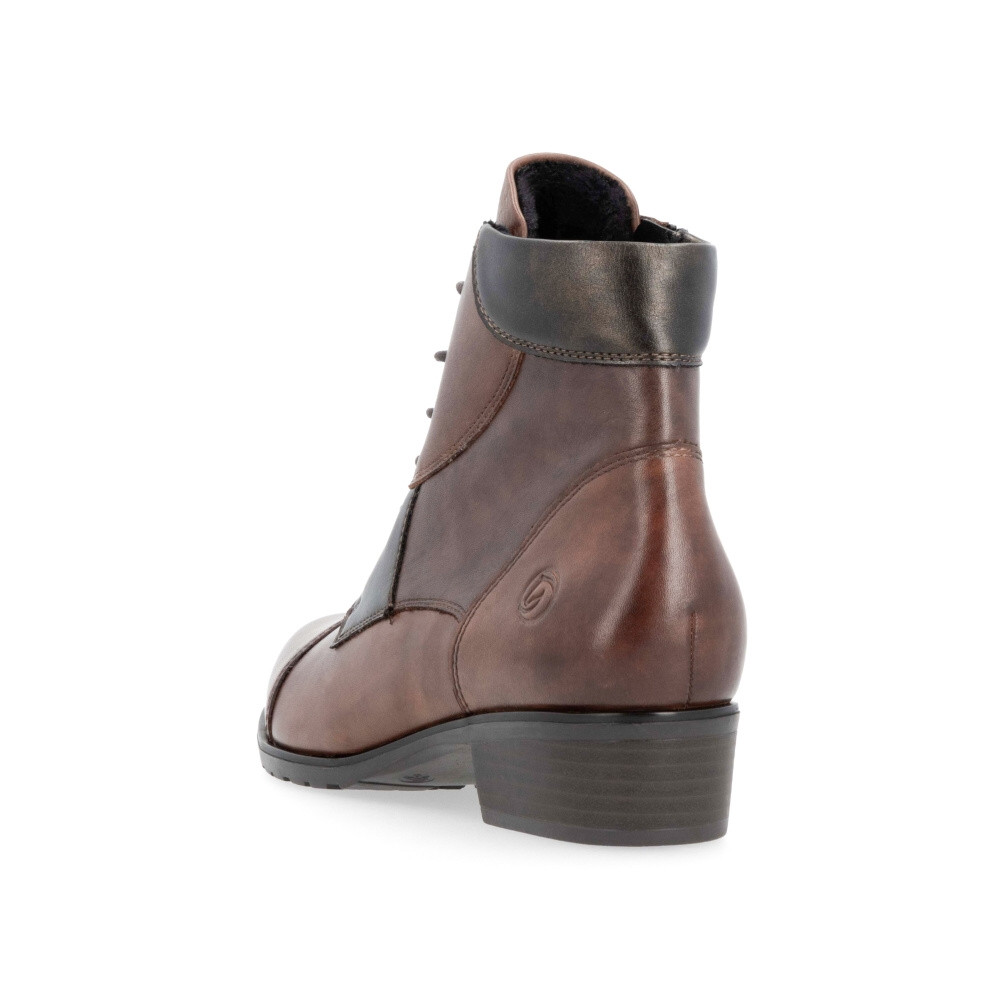 detail Dámská kotníková obuv REMONTE D6882-23 hnědá W4