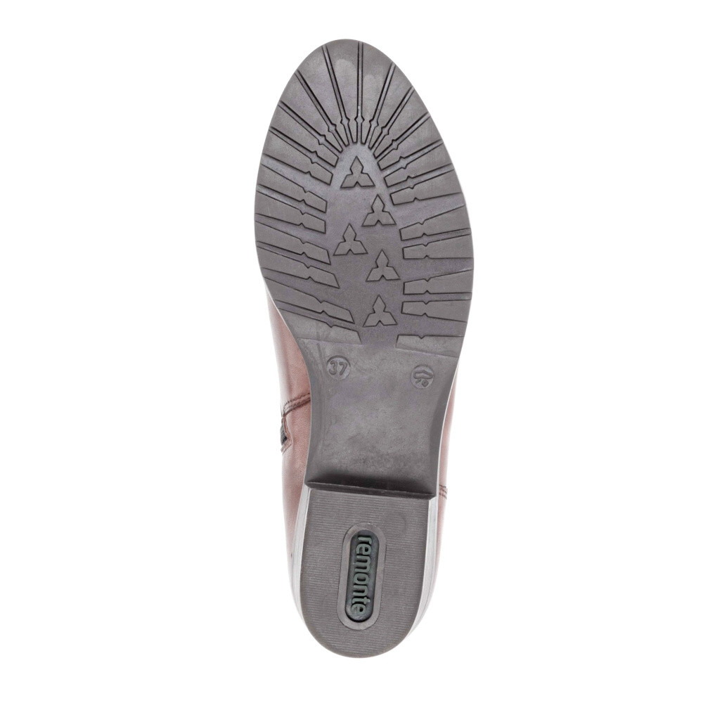 detail Dámská kotníková obuv REMONTE D6882-23 hnědá W4