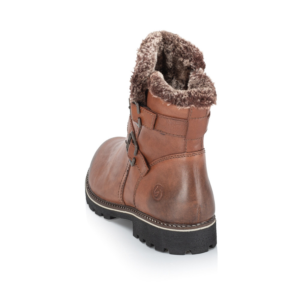 detail Dámská kotníková obuv REMONTE D8484-24   BROWN   H/W4