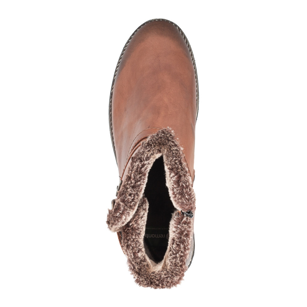 detail Dámská kotníková obuv REMONTE D8484-24   BROWN   H/W4