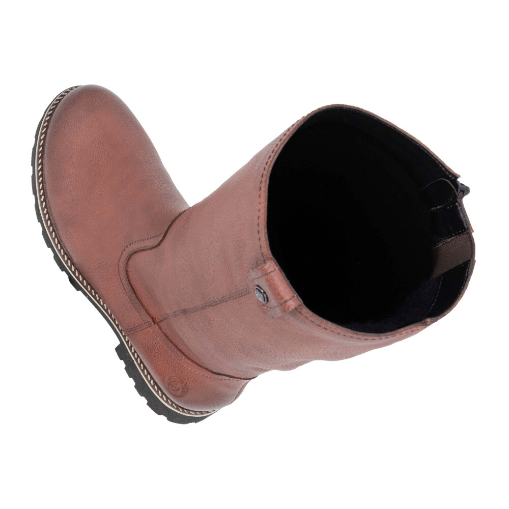 detail Dámské kozačky REMONTE D8485-24 hnědá W4