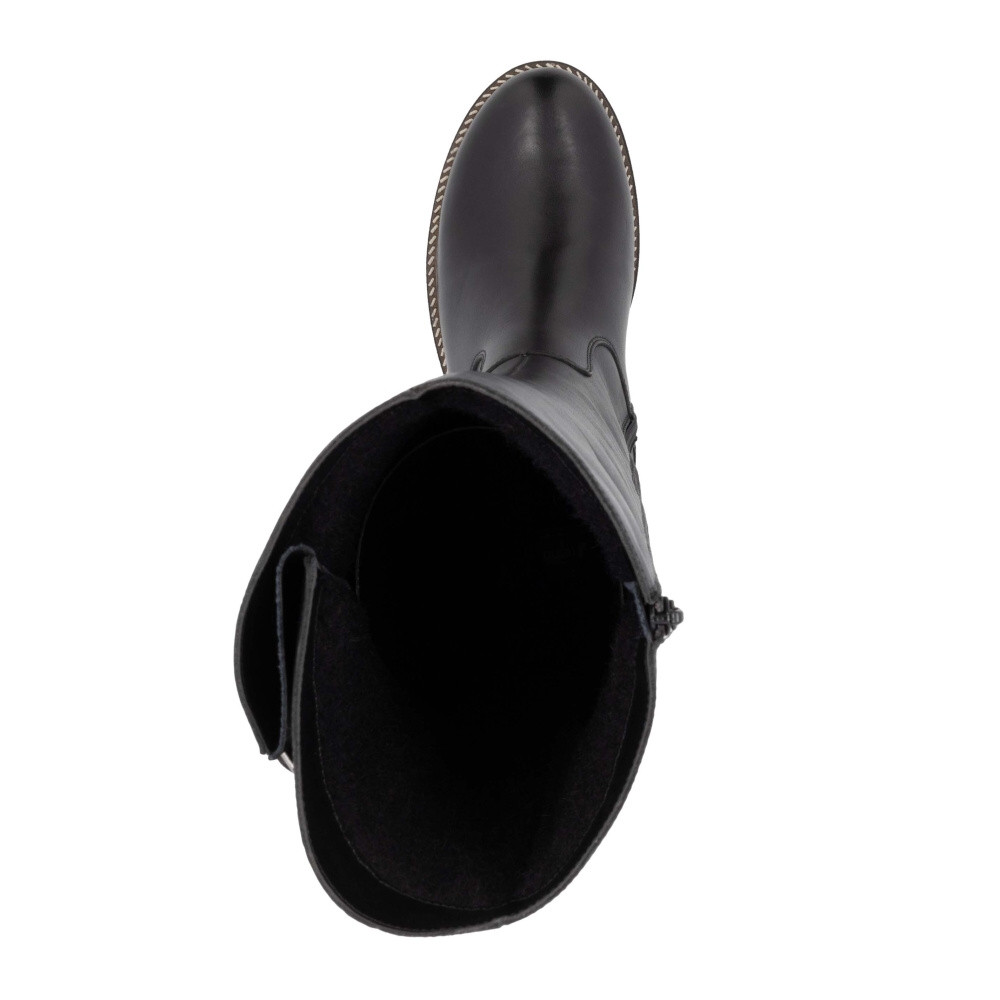 detail Dámské kozačky REMONTE D8486-00 černá W4