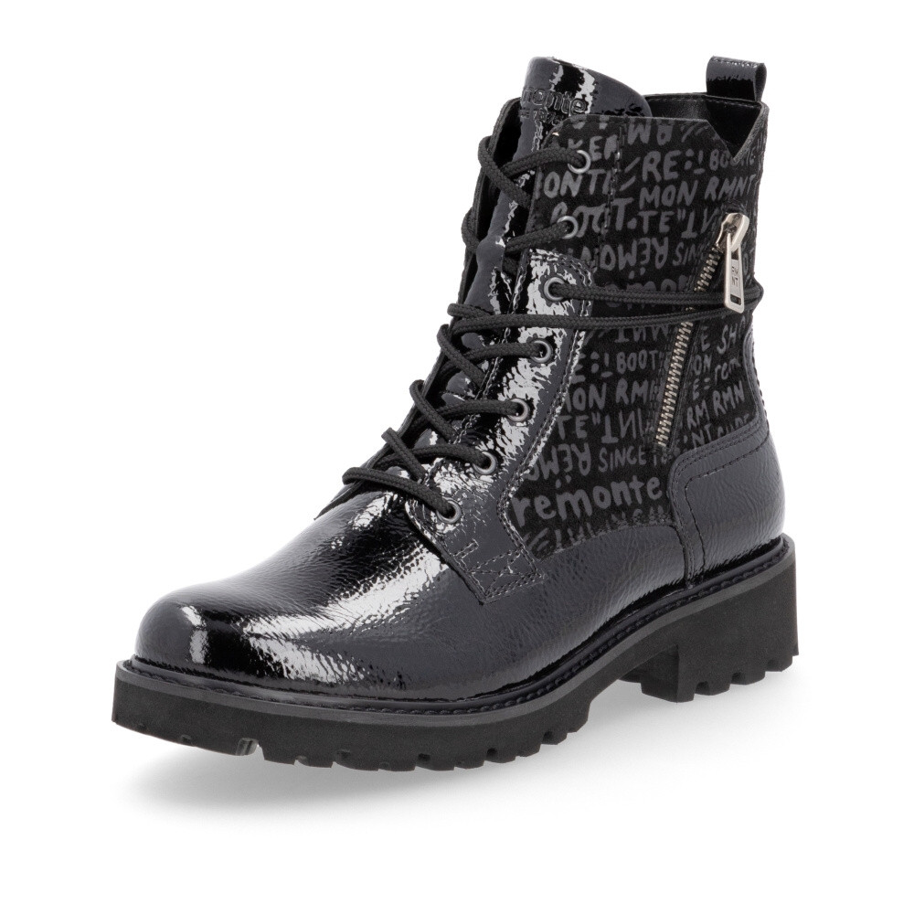 detail Dámska členková obuv REMONTE D8659-03 čierna W4