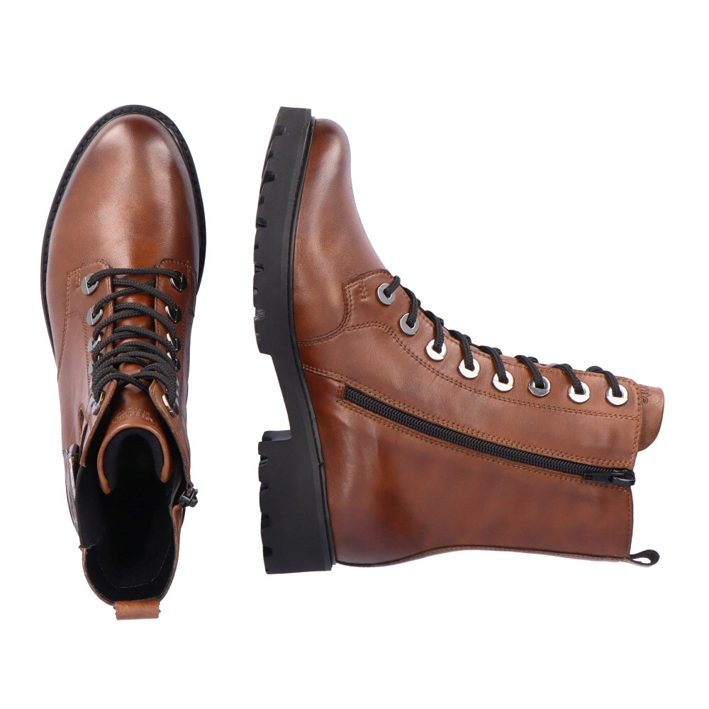 detail Dámská kotníková obuv REMONTE D8668-22   BROWN   H/W4
