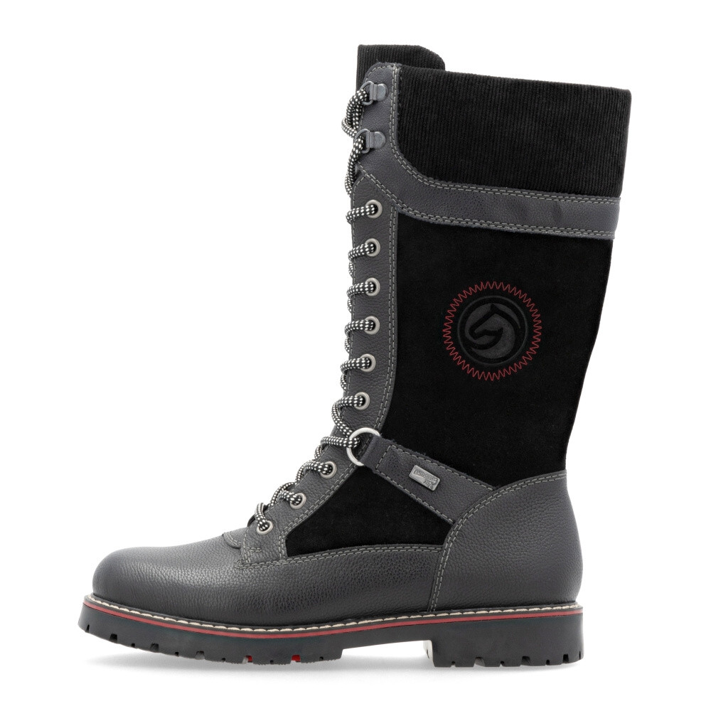 detail Dámské kozačky REMONTE D9380-02 černá W4