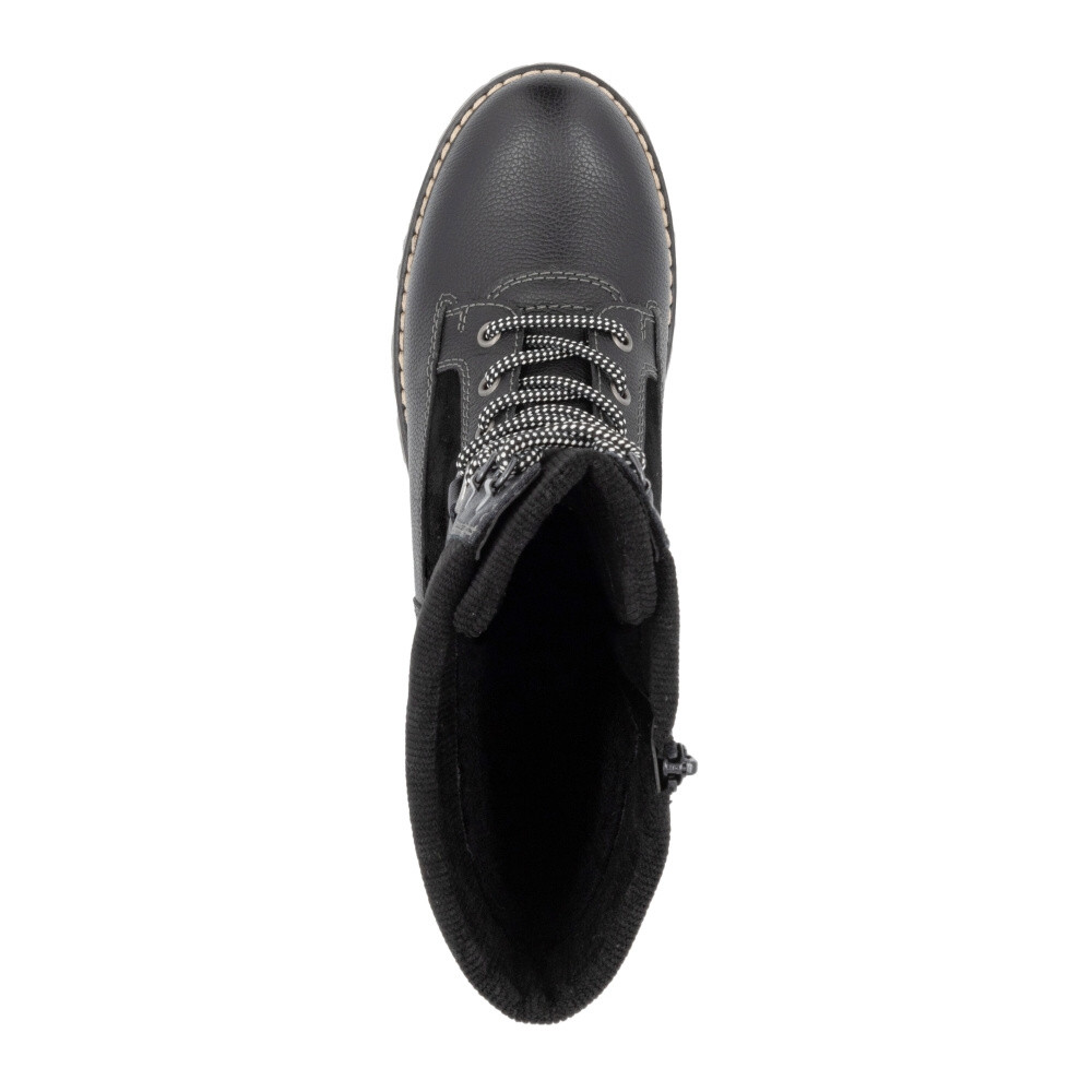 detail Dámské kozačky REMONTE D9380-02 černá W4