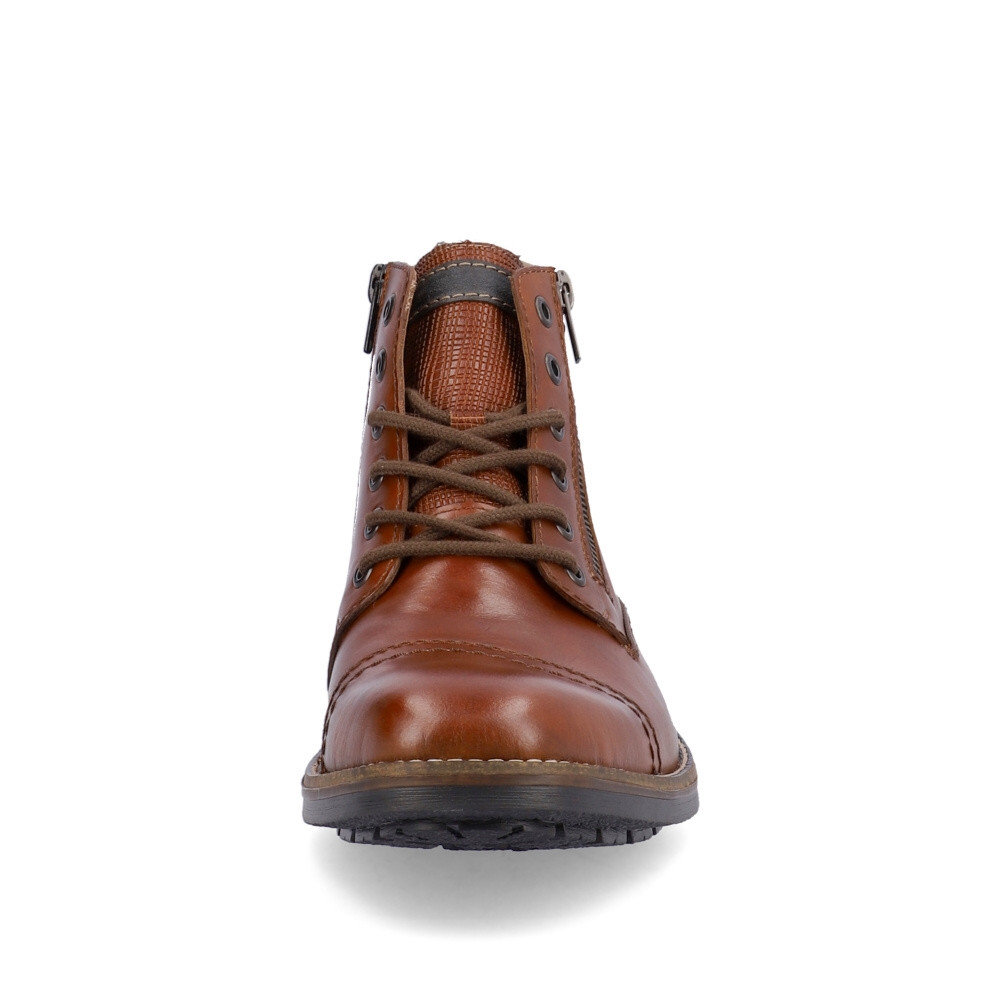 detail Pánská kotníková obuv RIEKER F1340-24 hnědá W4