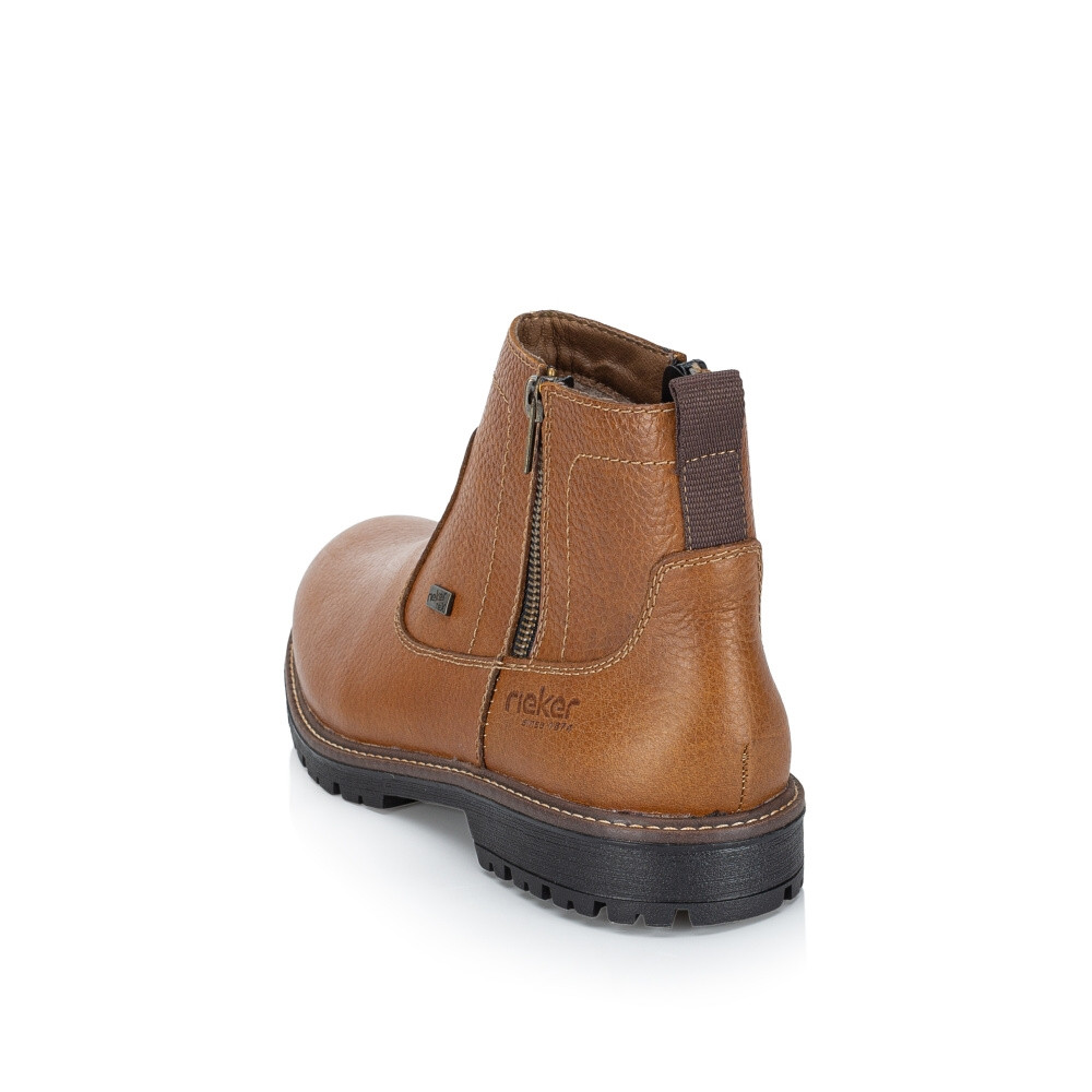 detail Pánská kotníková obuv RIEKER F3670-22   BROWN   H/W4