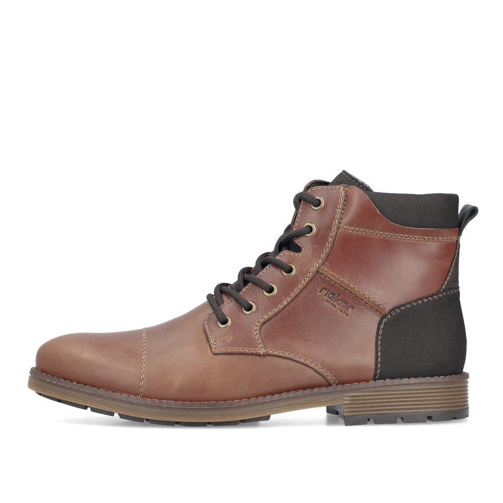 detail Pánská kotníková obuv RIEKER F4531-24 hnědá W5