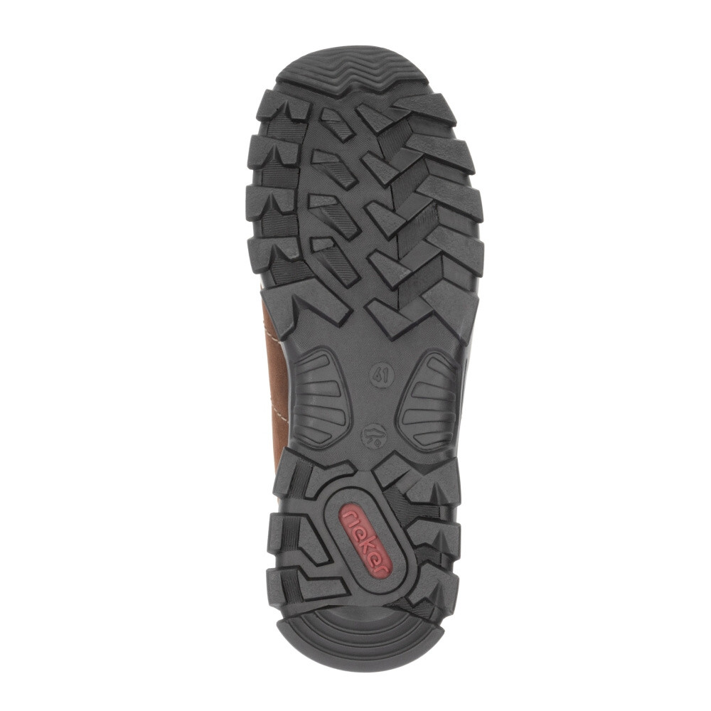 detail Pánská kotníková obuv RIEKER F6814-22 hnědá W5