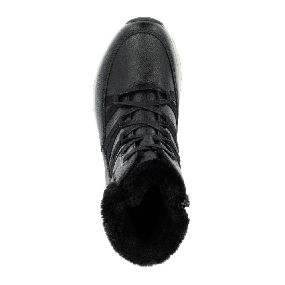 detail Dámská kotníková obuv RIEKER M6605-00   BLACK   H/W4