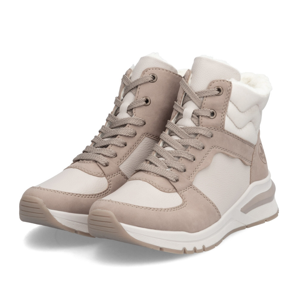 detail Dámská kotníková obuv RIEKER M6617-60 béžová W4