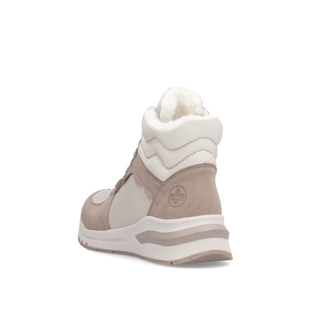 detail Dámská kotníková obuv RIEKER M6617-60 béžová W4