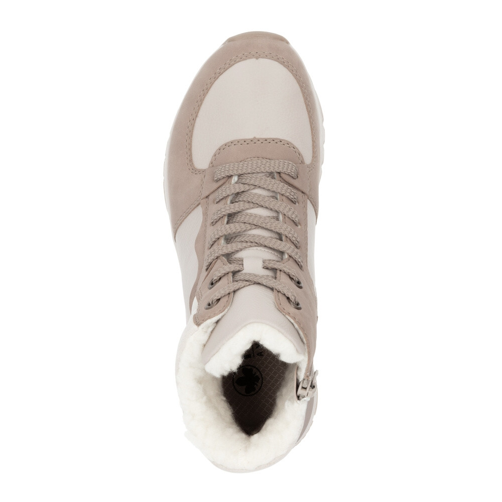 detail Dámská kotníková obuv RIEKER M6617-60 béžová W4