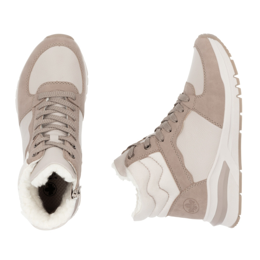 detail Dámská kotníková obuv RIEKER M6617-60 béžová W4