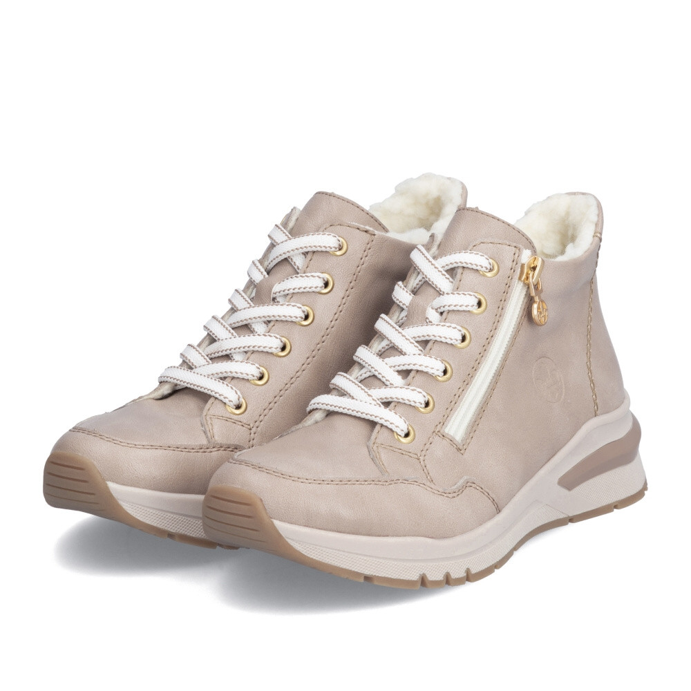 detail Dámská kotníková obuv RIEKER M6644-62 béžová W4