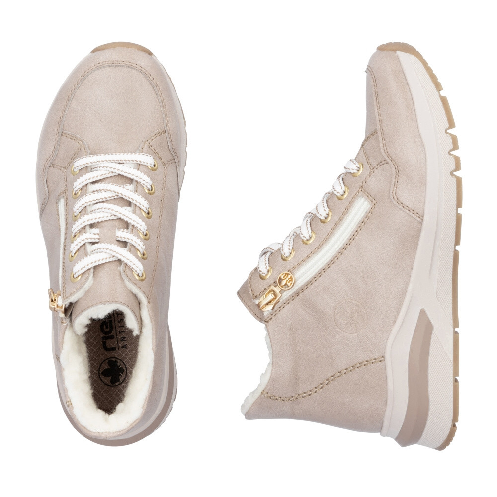 detail Dámská kotníková obuv RIEKER M6644-62 béžová W4