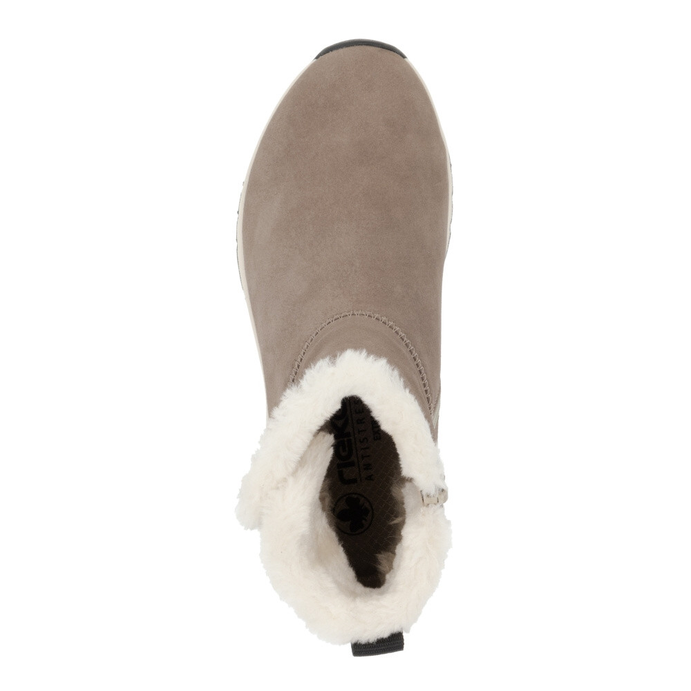 detail Dámská kotníková obuv RIEKER M6658-64 béžová W4