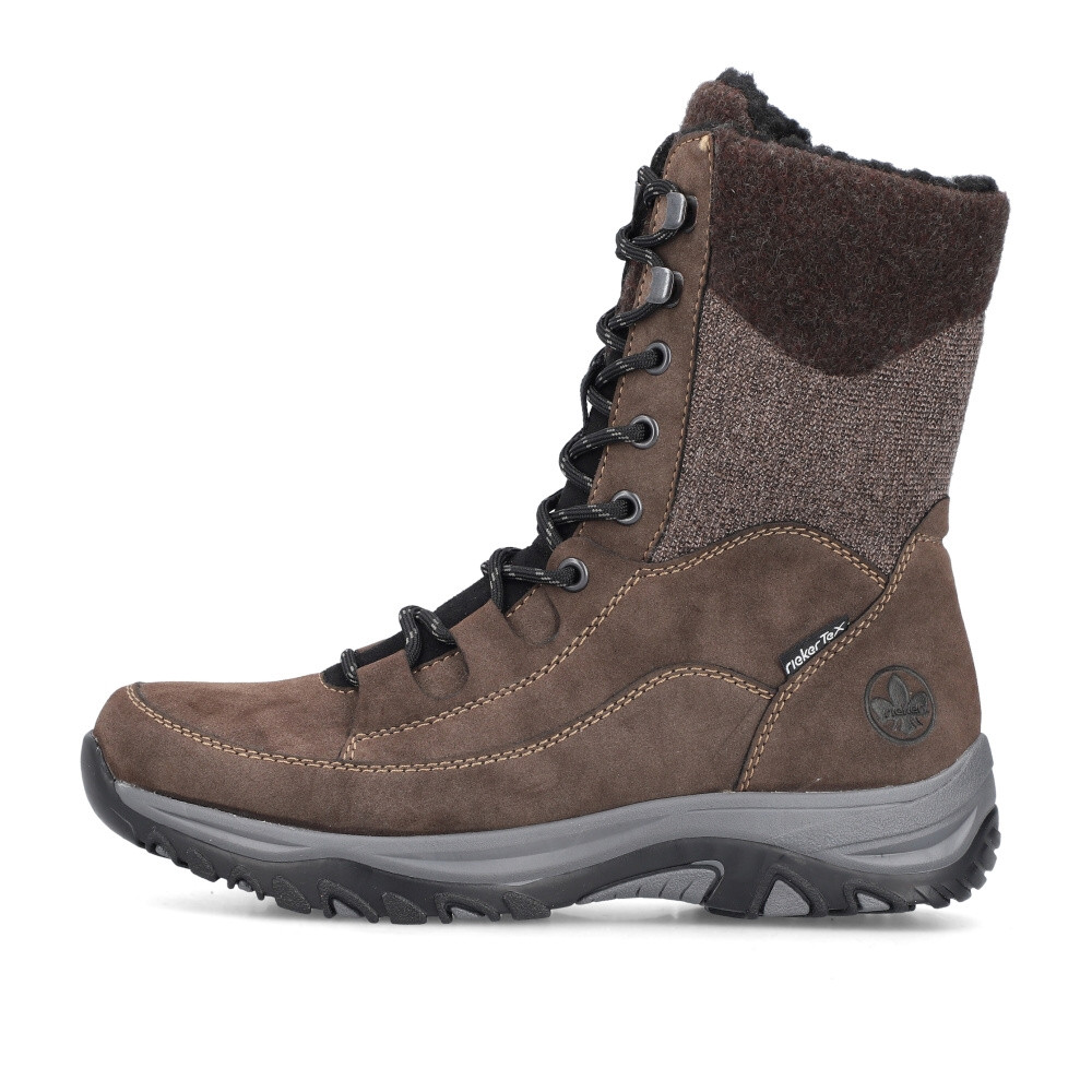 detail Dámská kotníková obuv RIEKER M9640-26 hnědá W4