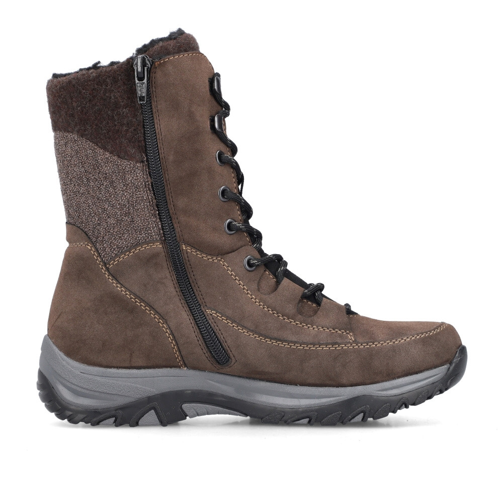 detail Dámská kotníková obuv RIEKER M9640-26 hnědá W4