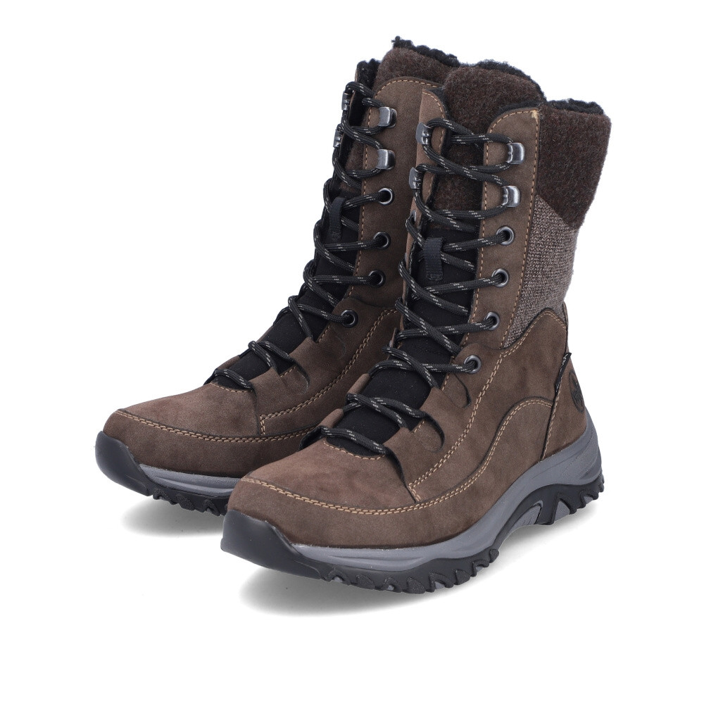 detail Dámská kotníková obuv RIEKER M9640-26 hnědá W4