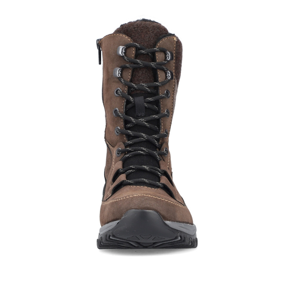 detail Dámská kotníková obuv RIEKER M9640-26 hnědá W4