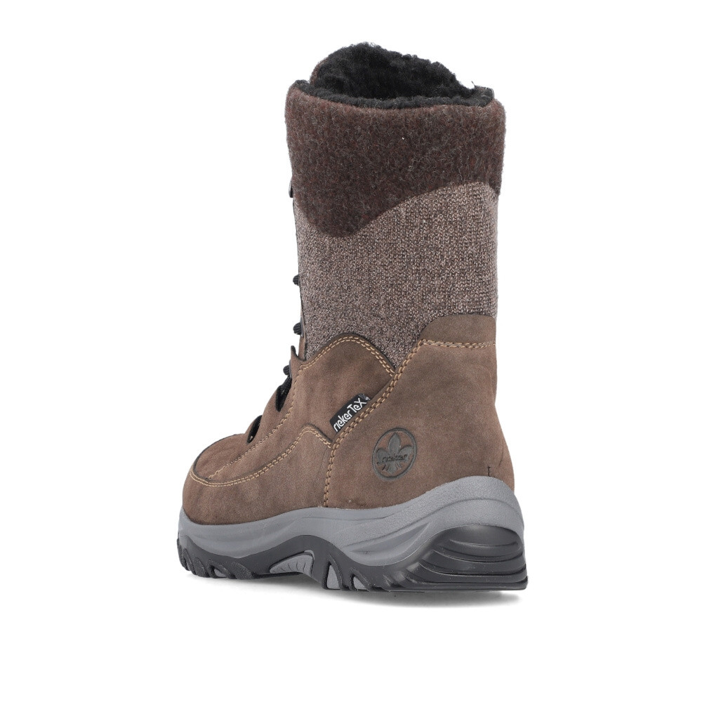 detail Dámská kotníková obuv RIEKER M9640-26 hnědá W4